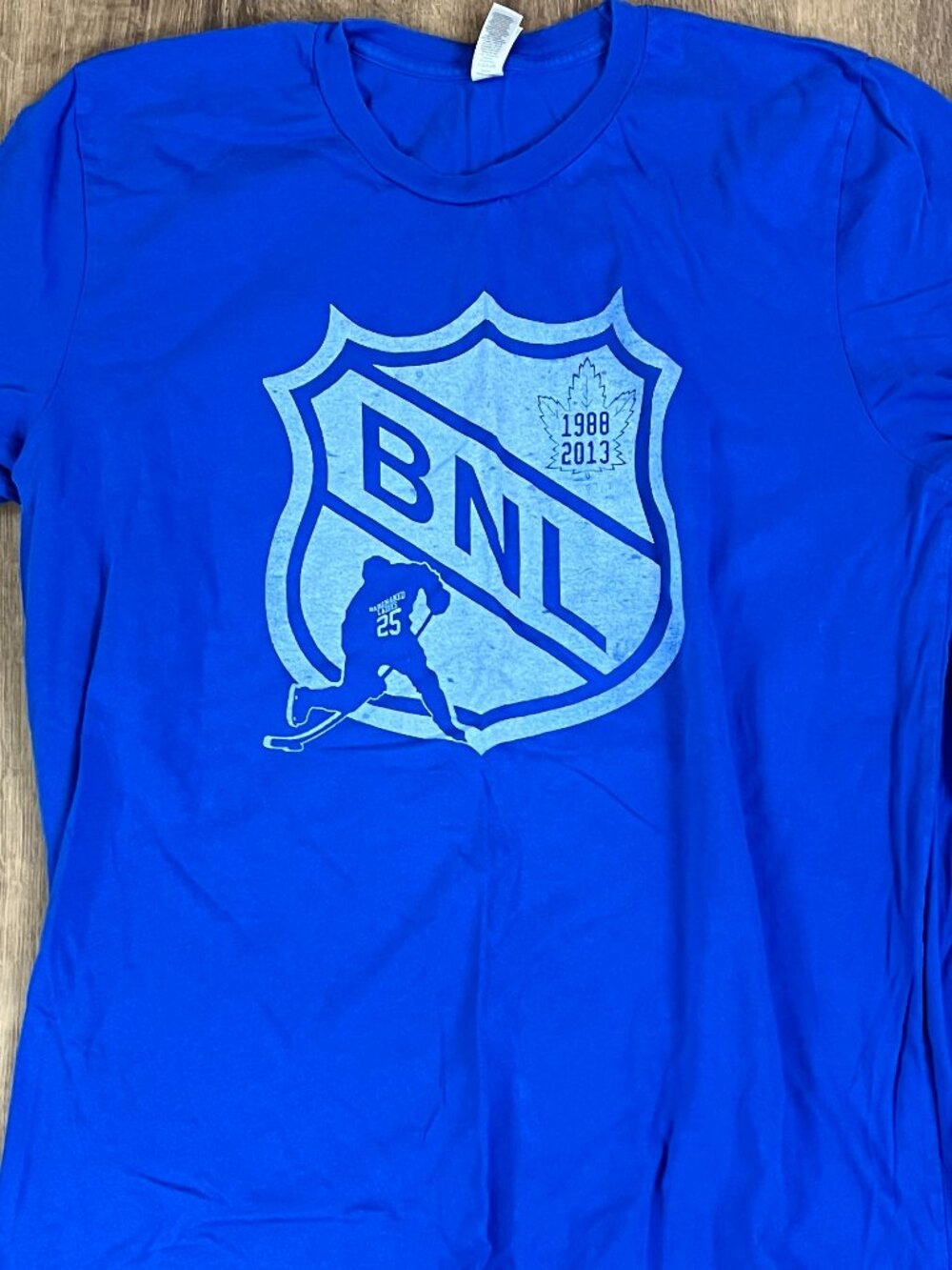 Barenaked Ladies 25th Anny NHL Shield Style Shirt -Toronto Maple Leafs Sz L